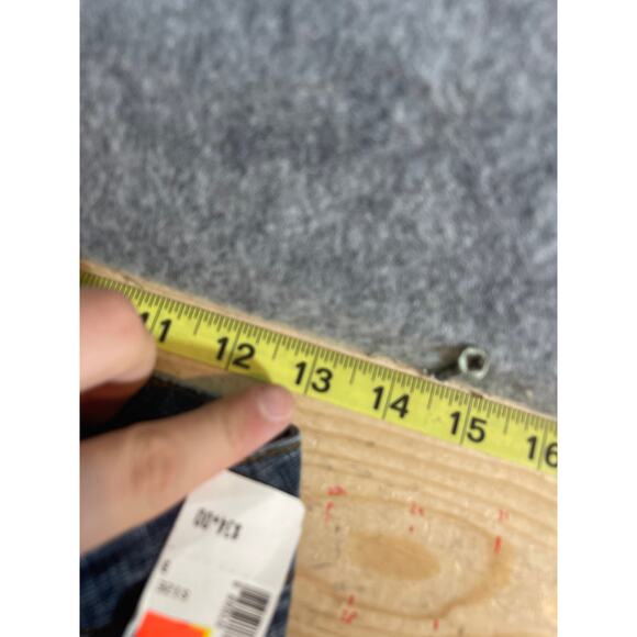 VINTAGE Paris Blues Jeans Womens 3 Blue Denim Low Rise Flared Y2K Deadstock NWT - Picture 6 of 8